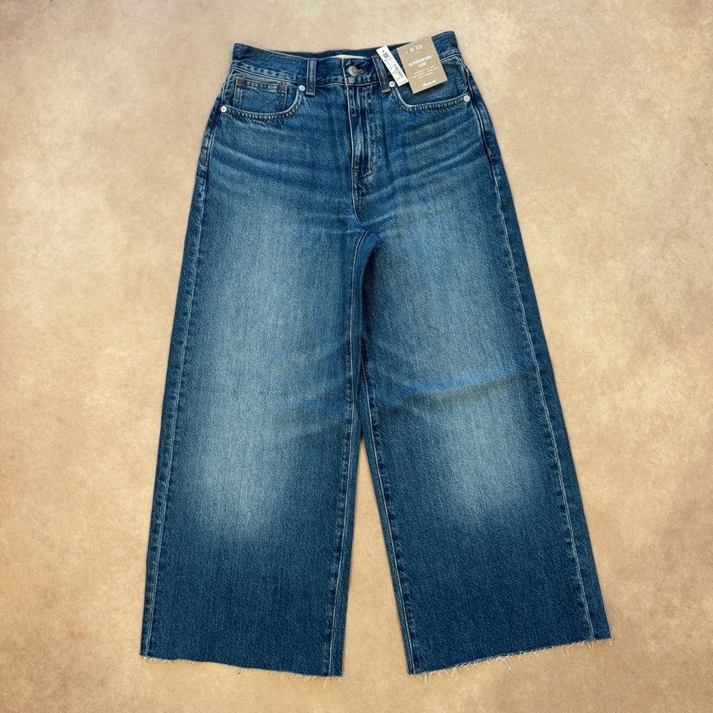 Madewell Superwide-Leg Jeans • size 25P • NWT • NQ160